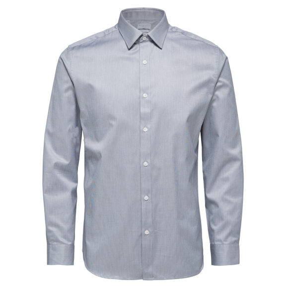 Selected Homme - Selected Pellesantiago shirt grå