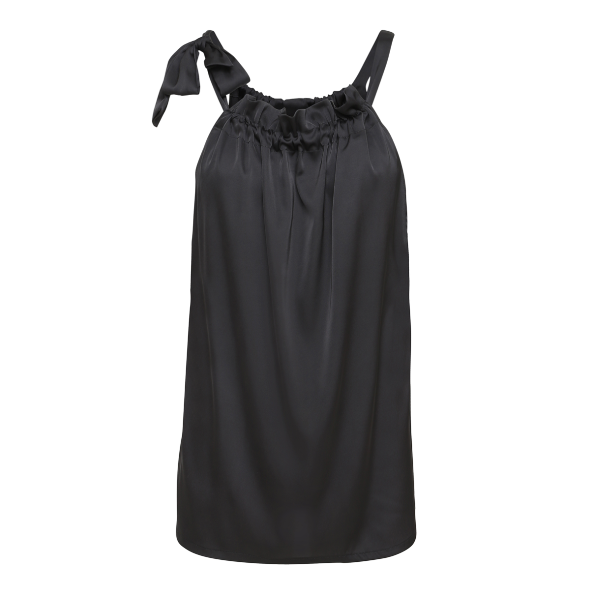 Karmamia Karmamia ruffle tie black - Shop online nu