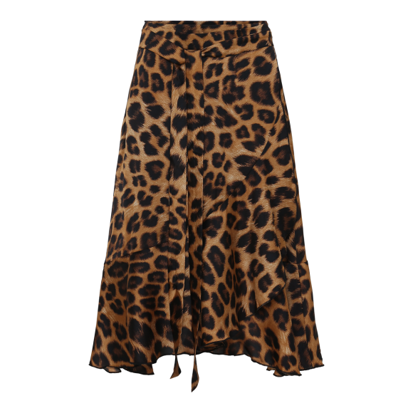Karmamia - Karmamia ruffle skirt leopard short