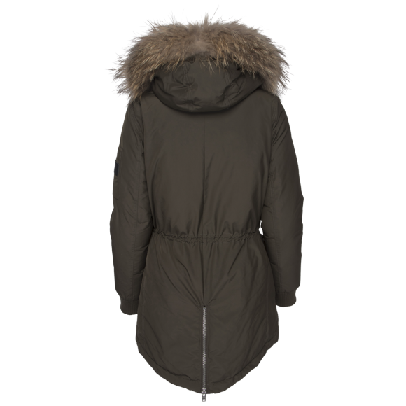 rock and blue cat parka
