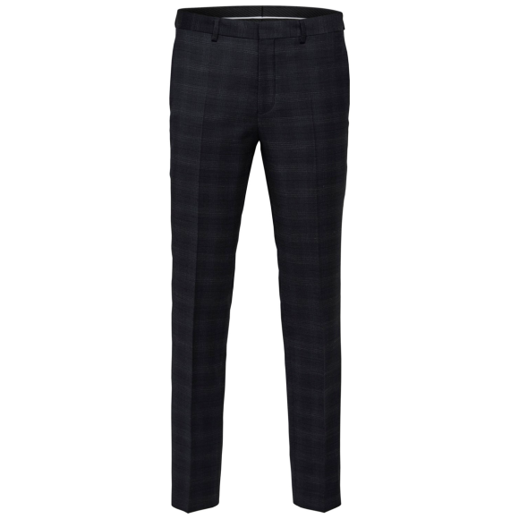 Selected Homme - Kaleb Navy chesk trousers