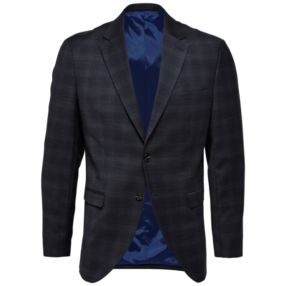 Selected Homme - Kaleb Navy Check Blazer