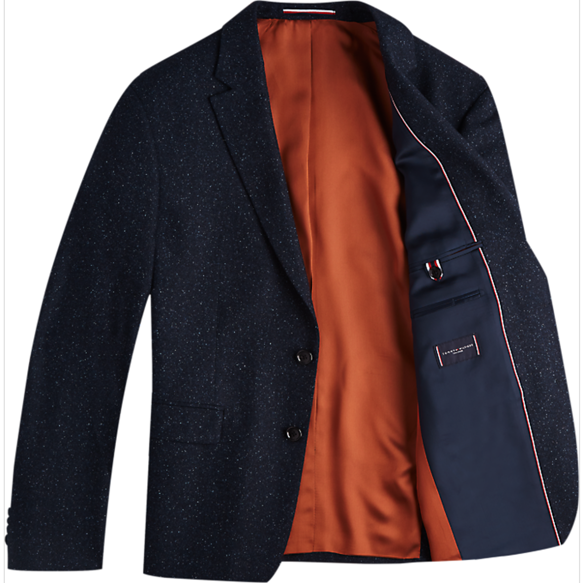 ål hulkende Omvendt Wool Blend Slim Fit Blazer - Navy - Tommy Hilfiger Tailored