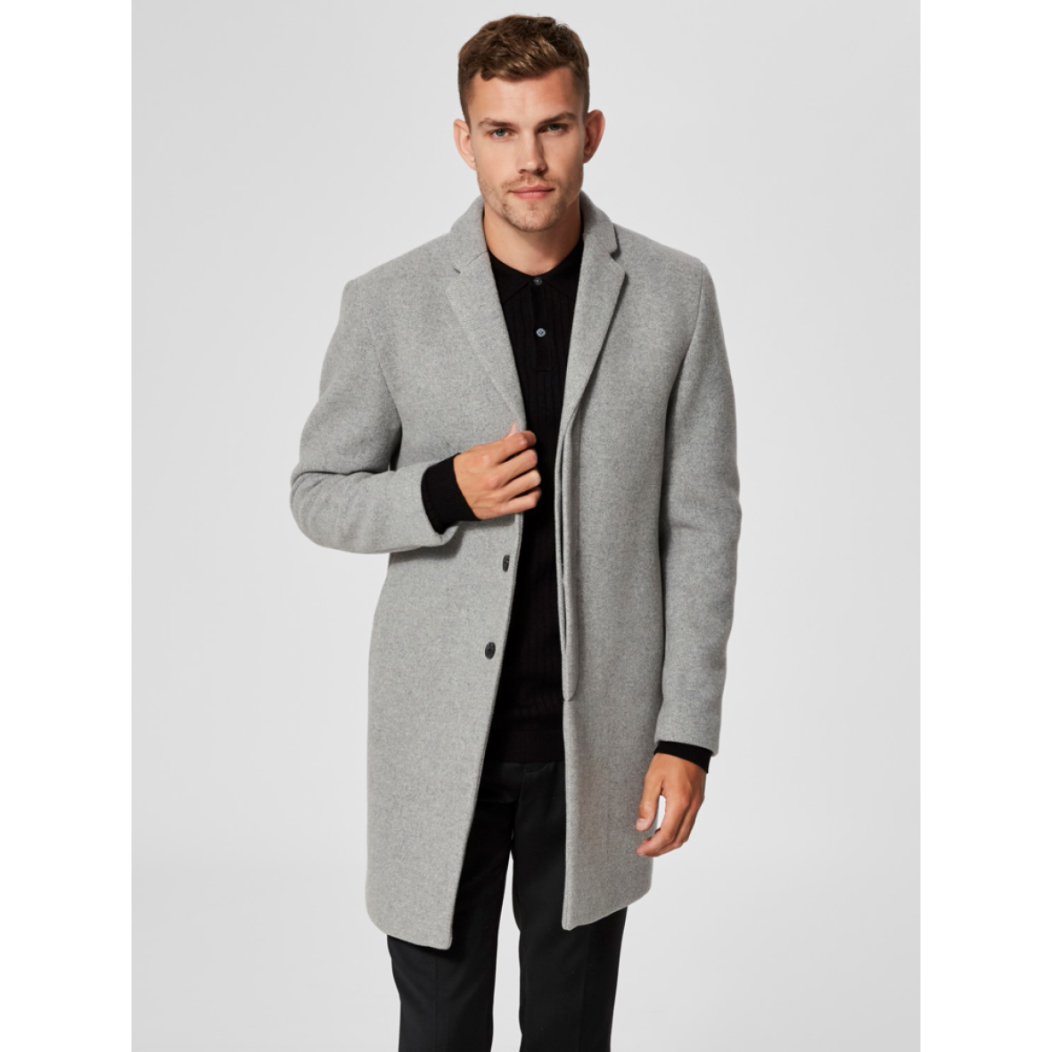 Selected Brove Wool Coat Selected Homme - Shop online nu