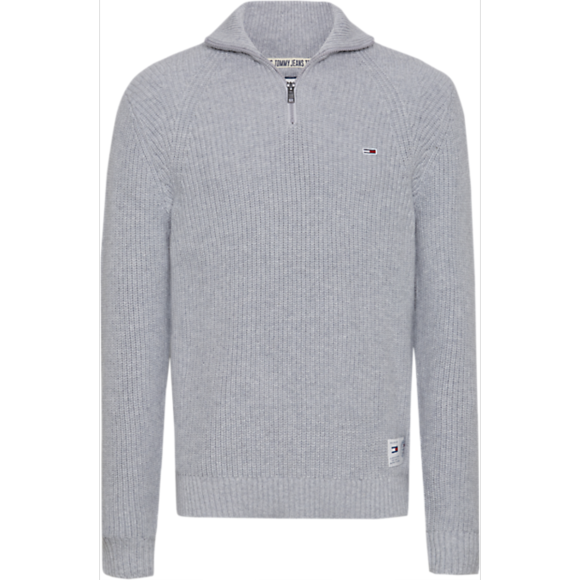 Tommy Jeans - Zip Mock Neck Strik Tommy Jean