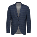 Bill Blue Check Blazer Selected Homme