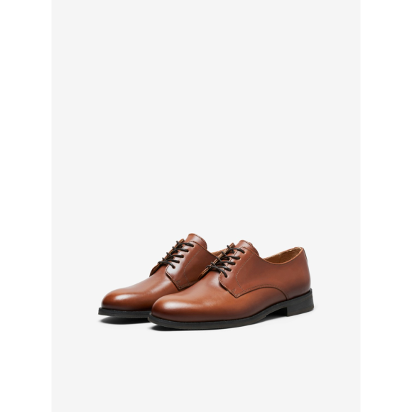Louis Leather Derby Shoe Selected Homme 