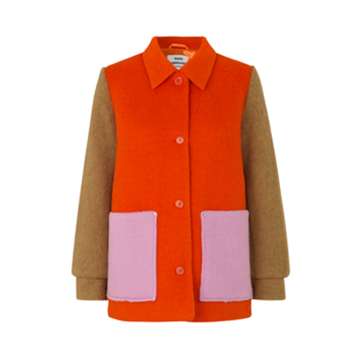 Morse kode slogan venom Costanna Knitted Wool Jacket - Shop nye styles Mads Nørgaard her!