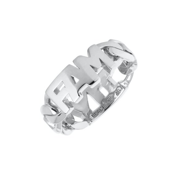 Family Ring Silver Maria Black