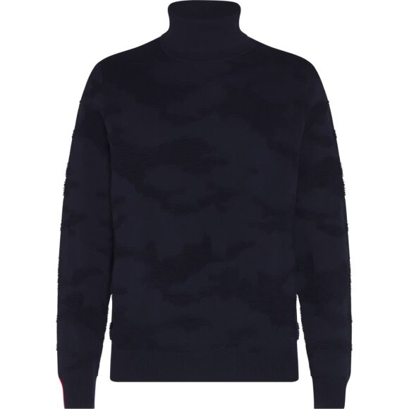 Camo Roll Neck Knit Tommy Tailored