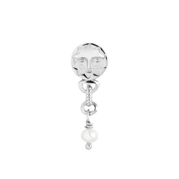 Harlow Earring Silver Maria Black