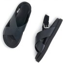 Garment Project Woman - Yodo Black Leather Sandal