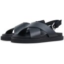 Garment Project Woman - Yodo Black Leather Sandal