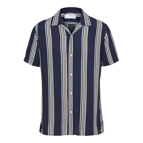 Carl Shirt SS Stripes Selected Homme 