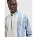 Selected Homme - Brad Stripe LS Loose DNM Shirt