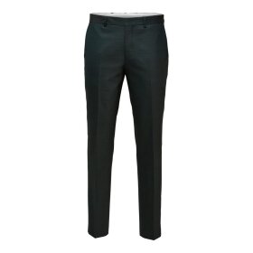 State Flex Green Trousers Selected Homme