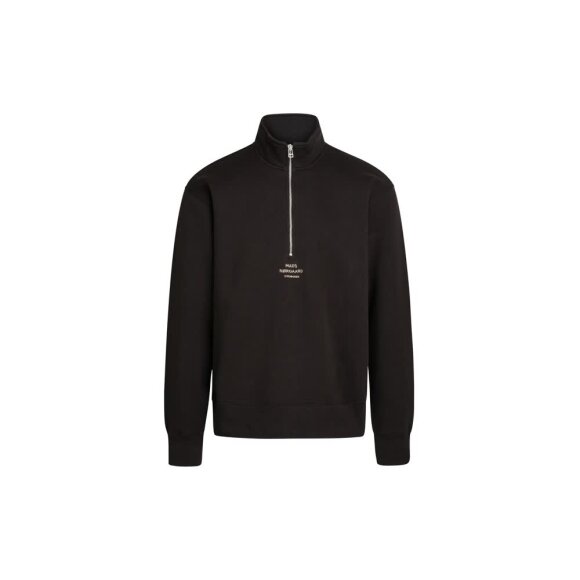 Standard Half Zip Logo Sweat Mads Nørgaard