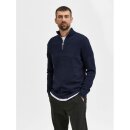 Selected Homme - Maine ls knit half zip