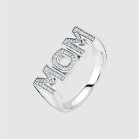 Mom Ring Sky Silver Maria Black