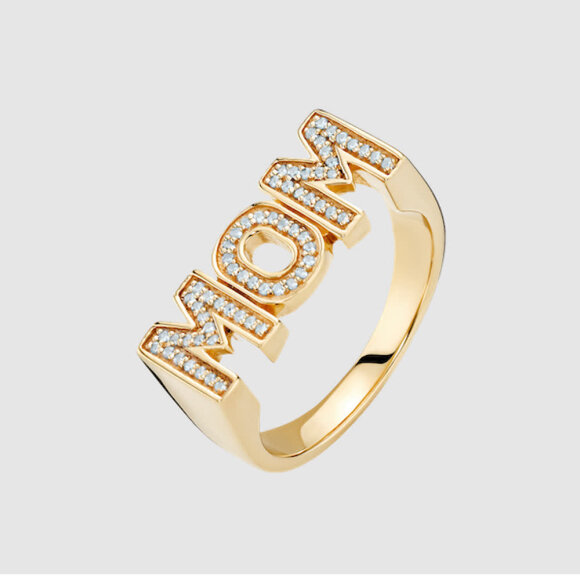 Mom Ring Sky Gold Maria Black