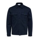 Selected Homme Fenley ls jersey overshirt Sky Captain 