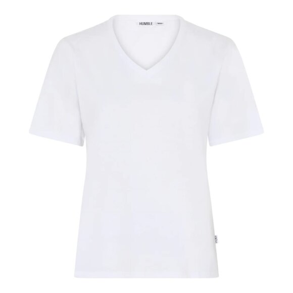 Humble By Sofie Tabina V-Neck T-Shirt White 