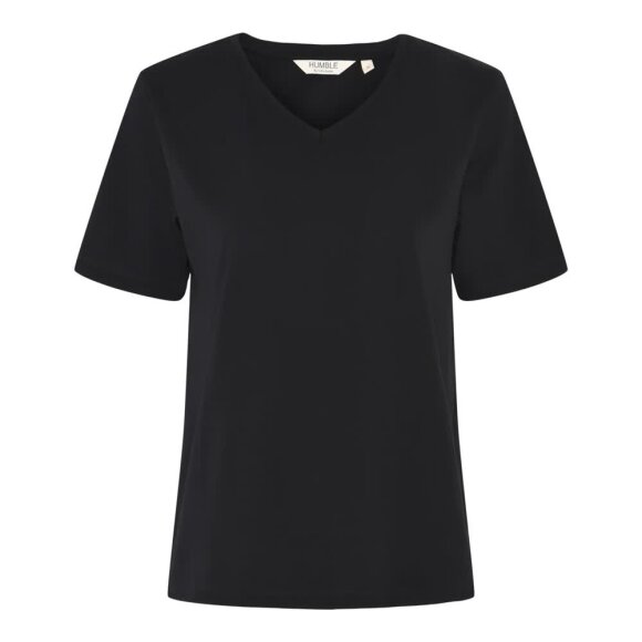 Humble By Sofie Tabina V-Neck T-Shirt Black 