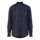 Karmamia Trinity Shirt NAVY LEO JACQUARD