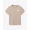 Les Deux Blake T-shirt DESERT TAUPE/LEMON