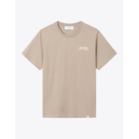 Les Deux Blake T-shirt DESERT TAUPE/LEMON