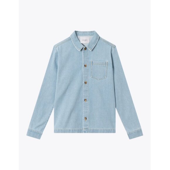 Les Deux Layton Hybrid Shirt LIGHT BLUE VINTAGE