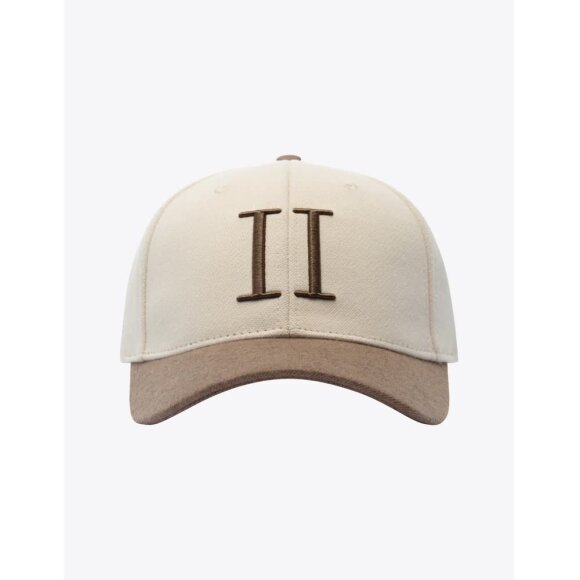 Les Deux Contrast Baseball Cap IVORY/MOUNTAIN GREY