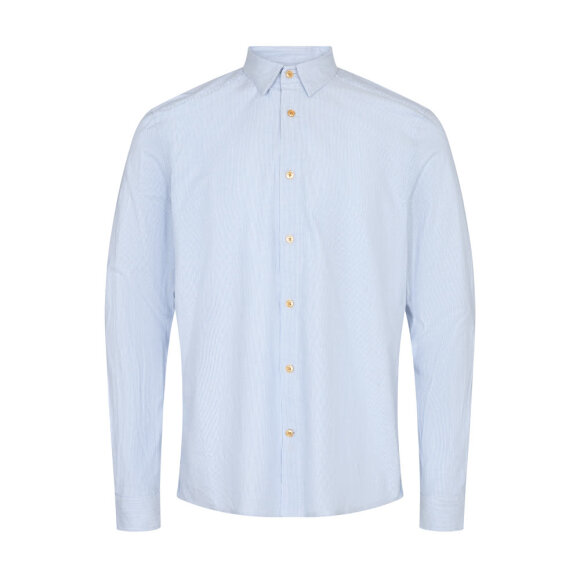 Mos Mosh Gallery Marco Pin Stripe Shirt