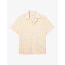 Les Deux Lawson Stripe SS Shirt  IVORY/LEMON SORBET