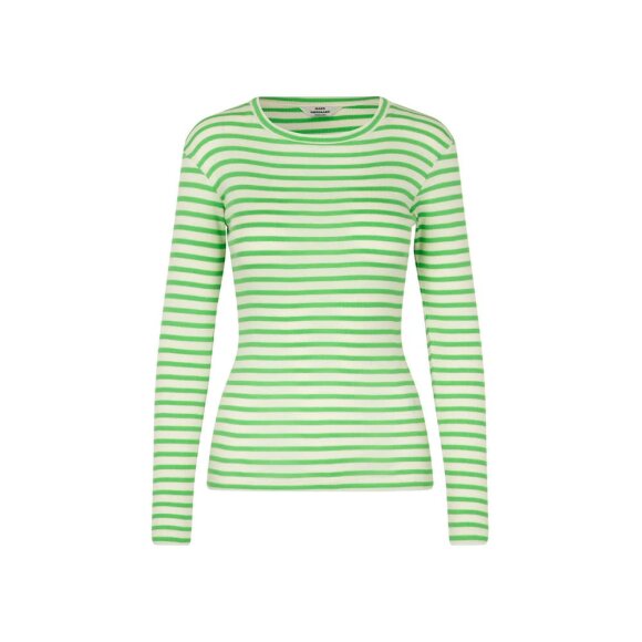 Mads Nørgaard Tuba Tee STRIPE/POISON GEEN