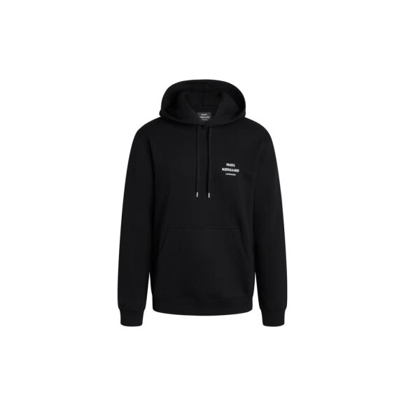 Mads Nøregaard Standart Hoodie Logo Sweat BLACK