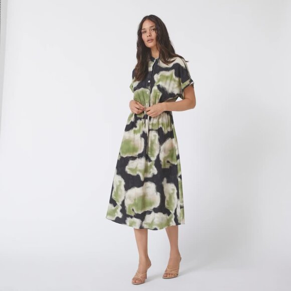 Allweek Carla Long Dress Grøn