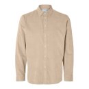 Selected Homme Reg Owen Cord Shirt LS