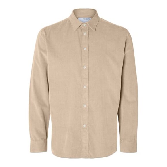 Selected Homme Reg Owen Cord Shirt LS
