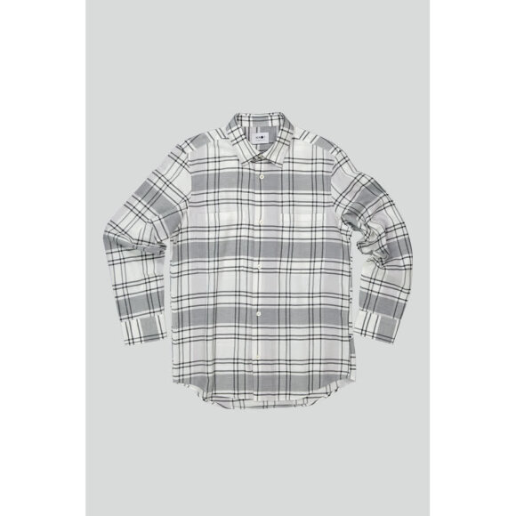 NN07 Freddy 5292 shirt DARK GREY CHECK