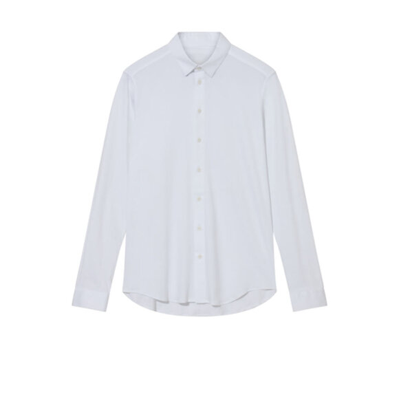 Mos Mosh Gallery Marley chrunch jersey shirt Hvid