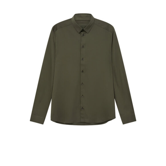 Mos Mosh Gallery Marley chrunch jersey shirt Army