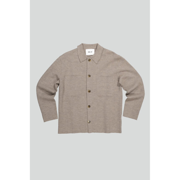 NN07 Jonas Overshirt KHAKI BEIGE