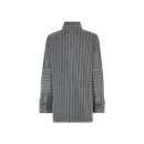 Mads Nørgaard Pige - Johnny Jacket Grey Stripe Deni