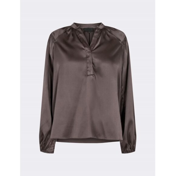 Levete Room Dakota Skjorte Dark Brown 