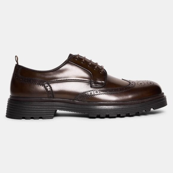 TGA by Ahler Derby Shoe Dk brown 