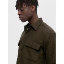 Selected Homme - Loosemason-twill overshirt