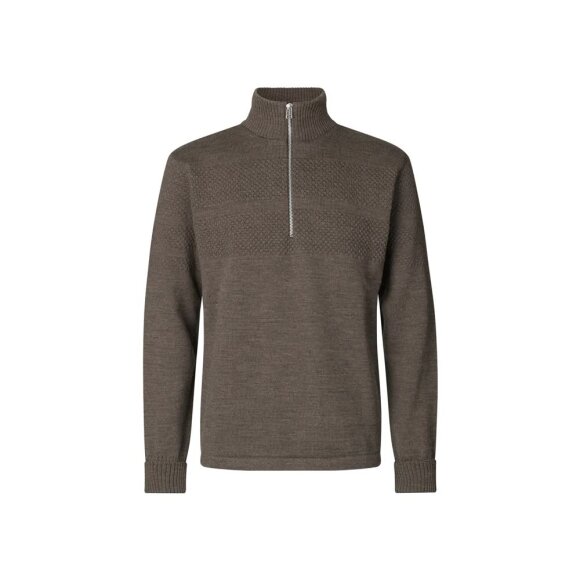 Mads Nørgaard Wool Klemens Half Zip knit