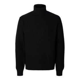 Thim Knit Structure Roll Neck Selected Homme