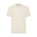 Casual Friday Karl Structured Knit Polo Bleached Sand